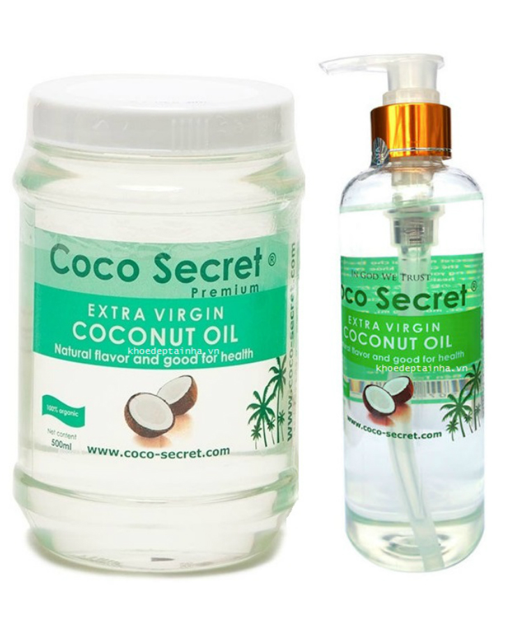 Combo dầu dừa trị rạn da sau sinh Coco secret - khoedeptainha.vn