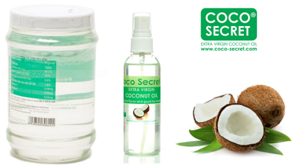 Combo tiết kiệm dầu dừa nguyên chất Coco Secret 500ml và 100ml - khodeptainha.vn