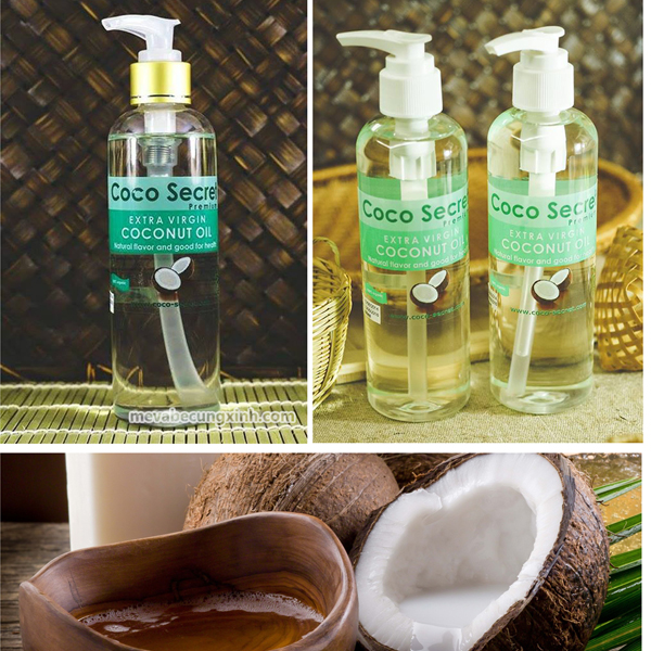 Dầu dừa Coco secret 250ml là dầu dừa nguyên chất - khoedeptainha.vn