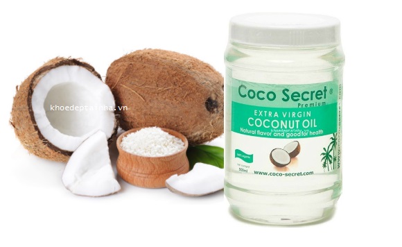 Dầu dừa nguyên chất Coco secret phù hợp để trị mụn hiệu quả - khoedeptainha.vn