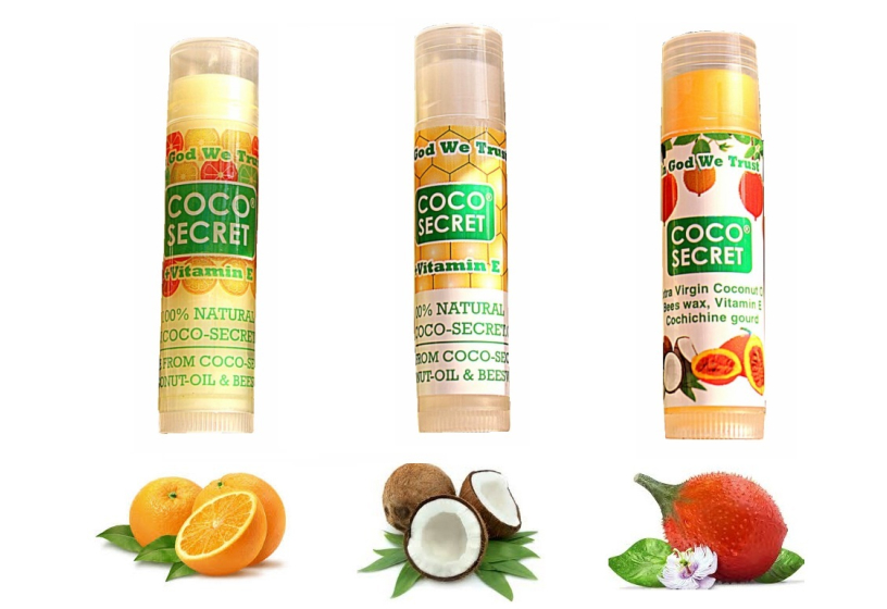 3 loại son môi dầu dừa Coco secret - khoedeptainha.vn