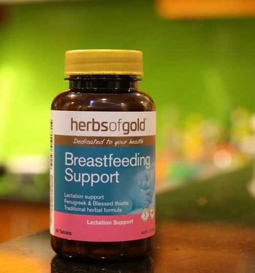 Viên uống lợi sữa Herbs Of Gold Breastfeeding Support cho mẹ và bé cùng khỏe mạnh