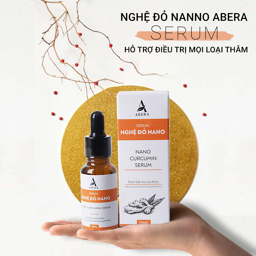Serum nghệ đỏ Nano ABERA - "Thần dược vàng" trong việc trị thâm