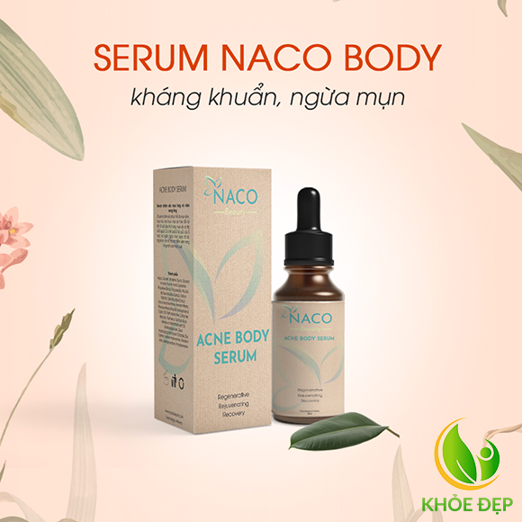 Serum trị mụn lưng Naco Beauty giúp điều trị mụn lưng hiệu quả