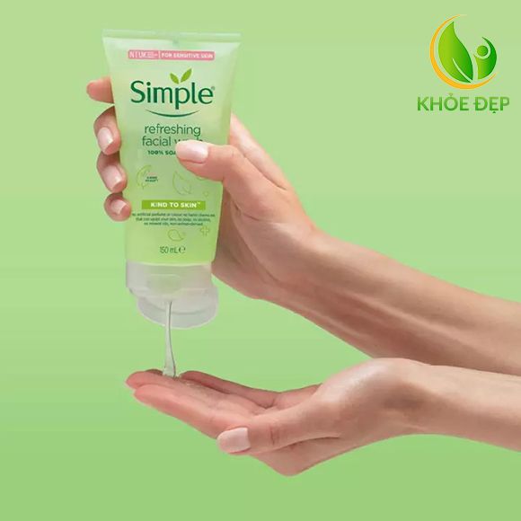  Simple Kind To Skin Refreshing chứa công thức hoàn toàn lành tính và an toàn